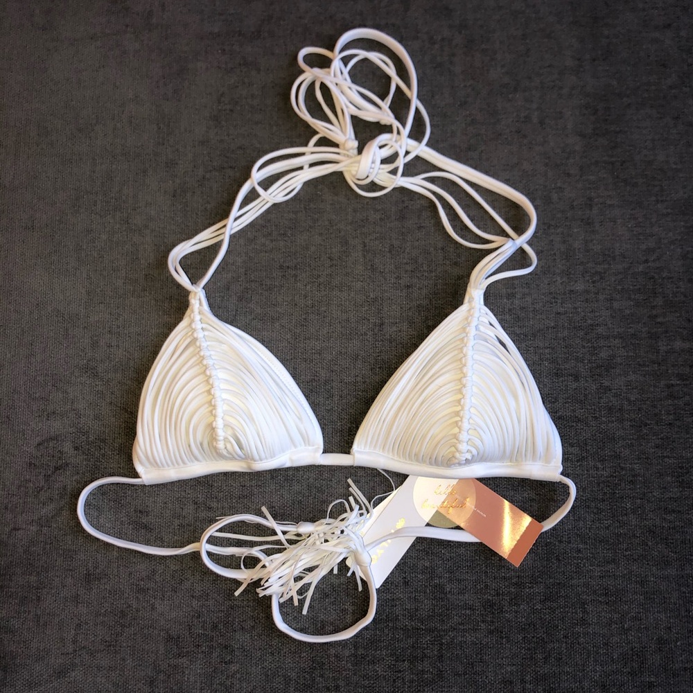 PilyQ Isla Triangle Bikini Top